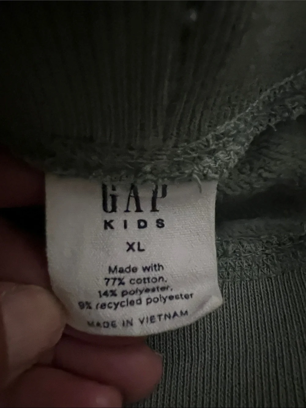 GAP Olive Green Tie-Dye Jogger Sweatpants